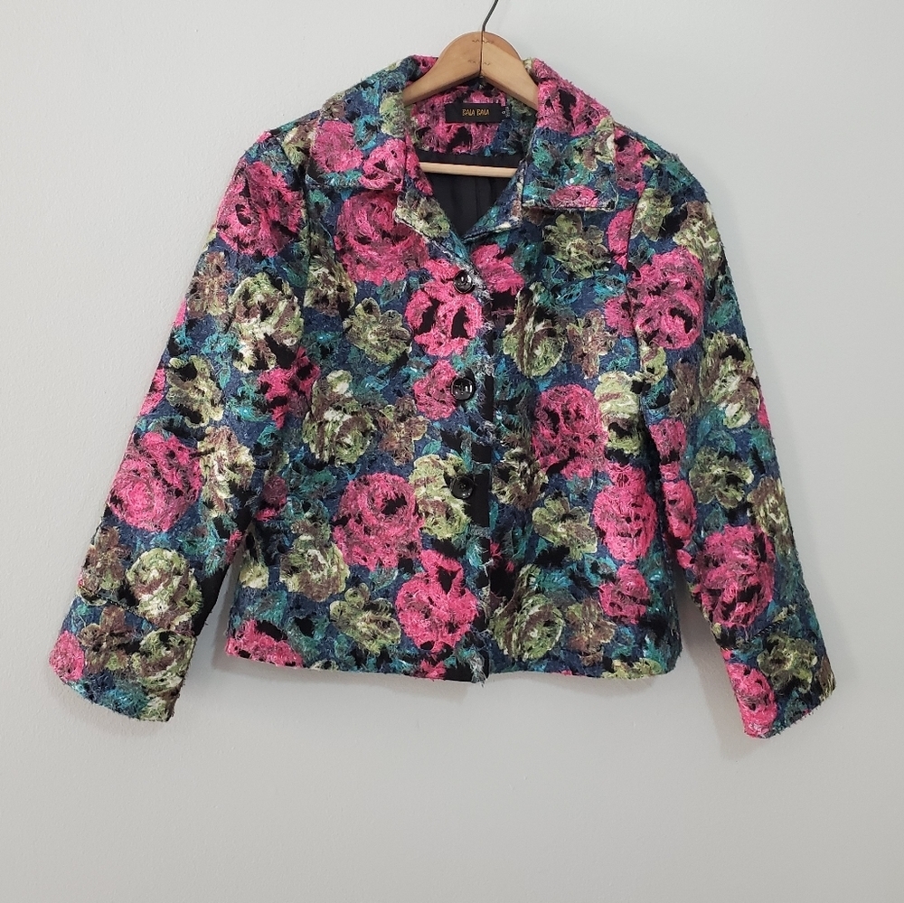 Bala Bala Colorful Floral Print Jacket